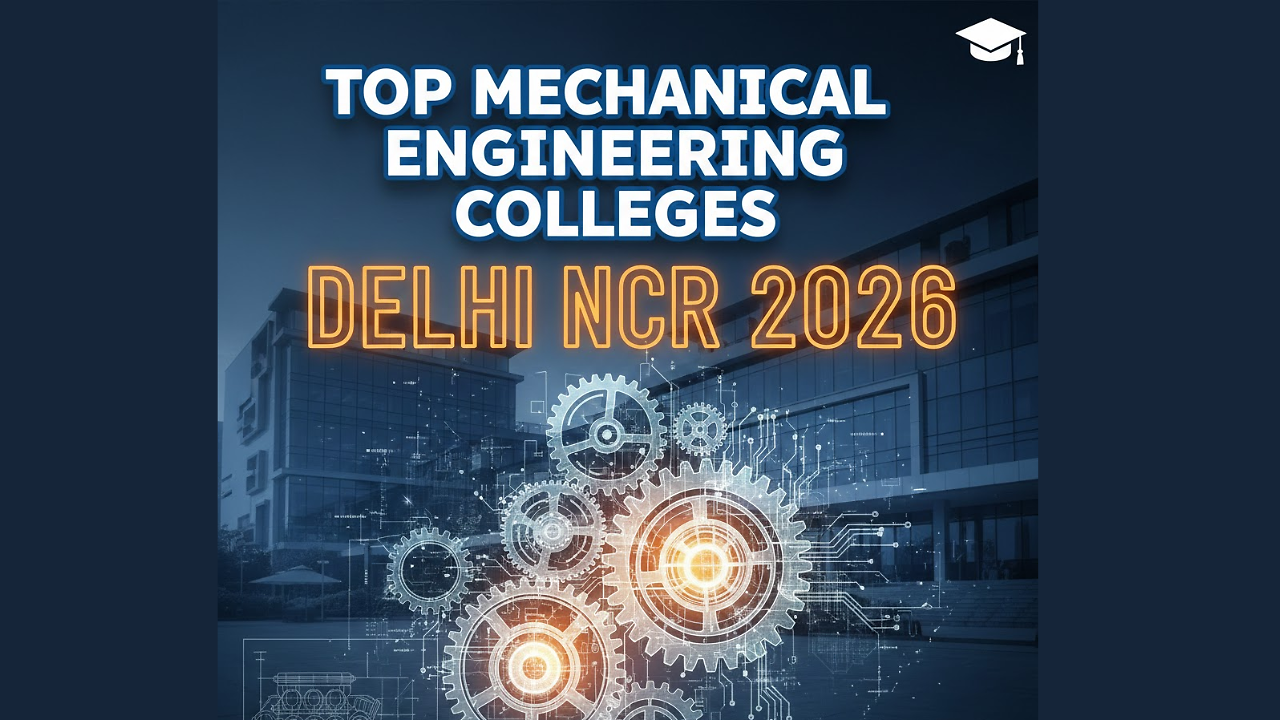 Top Colleges for B.Tech in Mechanical Engineering in Delhi NCR 2026 ...