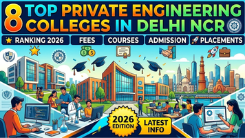 8 Top Private Engineering Colleges in Delhi NCR: Ranking, Fees 2026, Courses, Admission & Placements