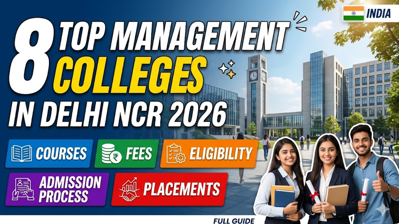 8 Top Management Colleges in Delhi NCR 2026: Courses, Fees, Eligibility ...