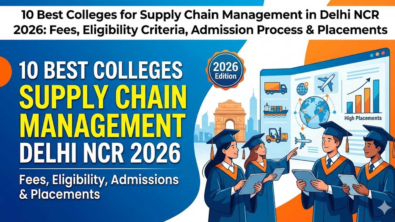 Top MBA Supply Chain Management Colleges in Delhi NCR 2026: Fees ...