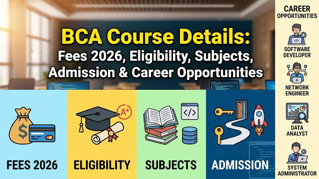 BCA Course Details 2026: Fees, Eligibility, Subjects, Admission ...