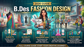 B.Des Fashion Design: Subjects, Eligibility, Fees 2026, Admission, Jobs & Future Scope